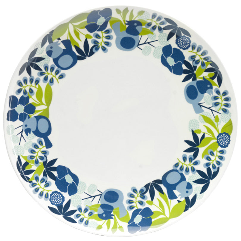 Piatto PIANO BLU MELAMINA CM25