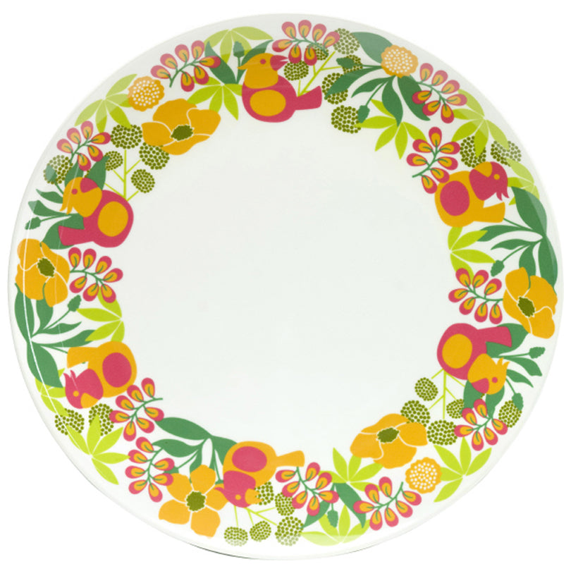 Piatto PIANO ROSSO MELAMINA CM25