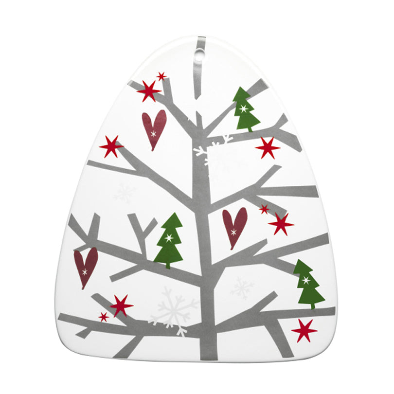 Piatto PORTATA CHRISTMAS GRES CM31,5X27X1