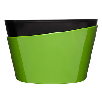 Scolapasta ALL-IN-ONE VERDE/NERO MELAM.CM24X15