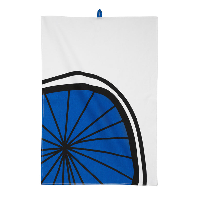 Strofinaccio 2PZ."DANDY" BLU "COTTONE; CM 70X50"