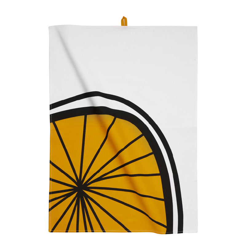 Strofinaccio 2PZ."DANDY" ARANCIONE "COTTONE; CM 70X50"