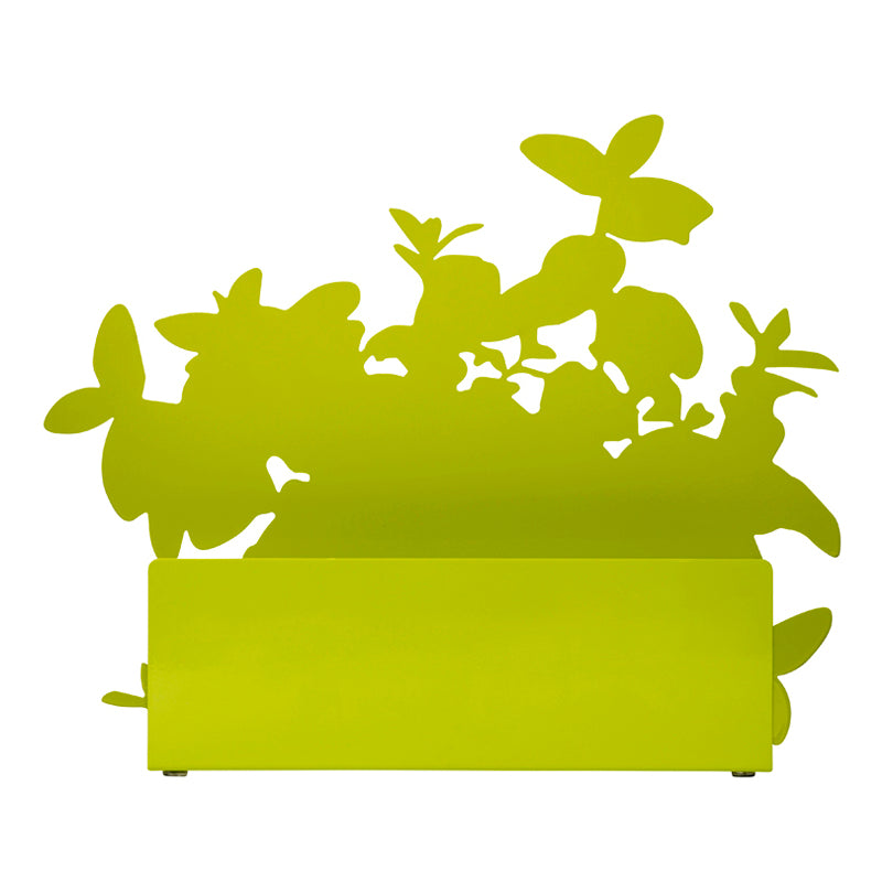 Porta Vaso P.ERBE "FORM" VERDE MET. CM 36X9,5X29,5 CM 36X9,5X29,5