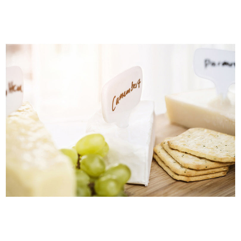 Ethichette 4PZ. con penna  BCO PORC. CM 6X0,5X7,5 CM 6X0,5X7,5