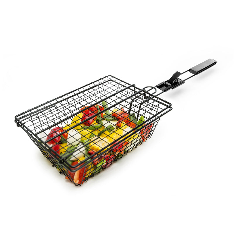 Cesto-griglio per verdura "Flip" con manico staccabile cm 50x20x9