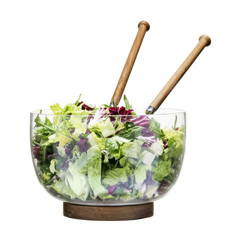 Insalatiera "Oval Oak" cm Ø22x15