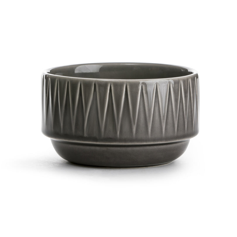 Ciotola per muesli con rilievo "Coffee & More" cm Ø12x7