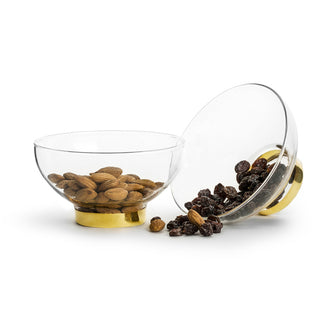 Ciotole snack tonde "Winter" 2 pezzi cm 11x6