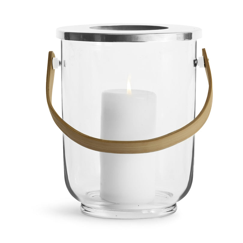 Lanterna/Vaso per fiori tondo "Nature" cm Ø18,5x23