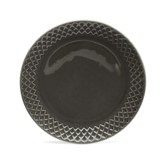 Piatto colazione tondo con rilievo "Coffee & More" cm Ø20x2