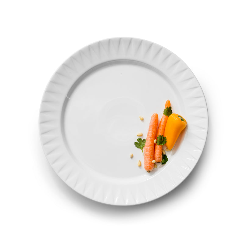 Piatto piano con rilievo "Coffee & More" cm Ø27x2