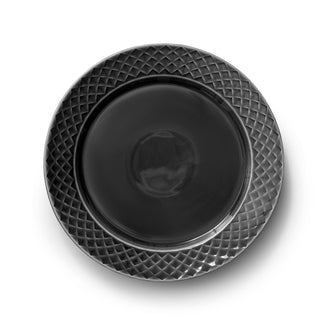 Piatto piano con rilievo "Coffee & More" cm Ø27x2