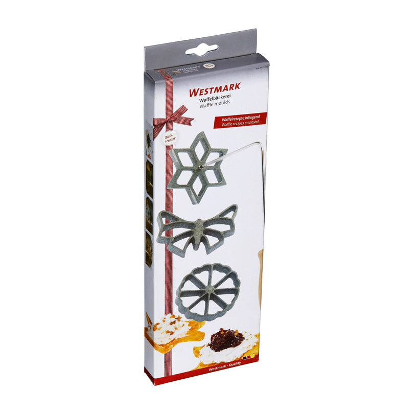 Formine per wafer con 3 Motivi cm 28x8,7x15