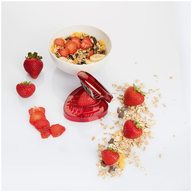 Affettafragola con 7 lame cm 9,5x7,5x2,7