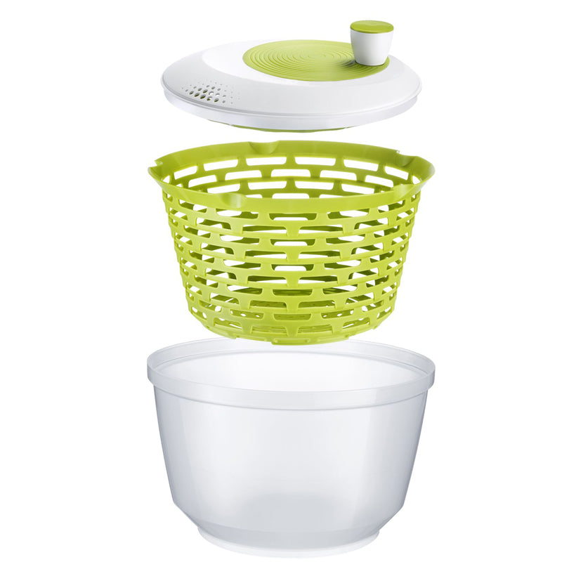 Centrifuga lavainsalata "Spinderella", a 3 pezzi l 4,4/cm Ø24x19