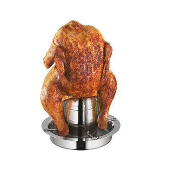 Supporto di cottura per pollame "Advantage" con contenitore per aromi cm 18x24