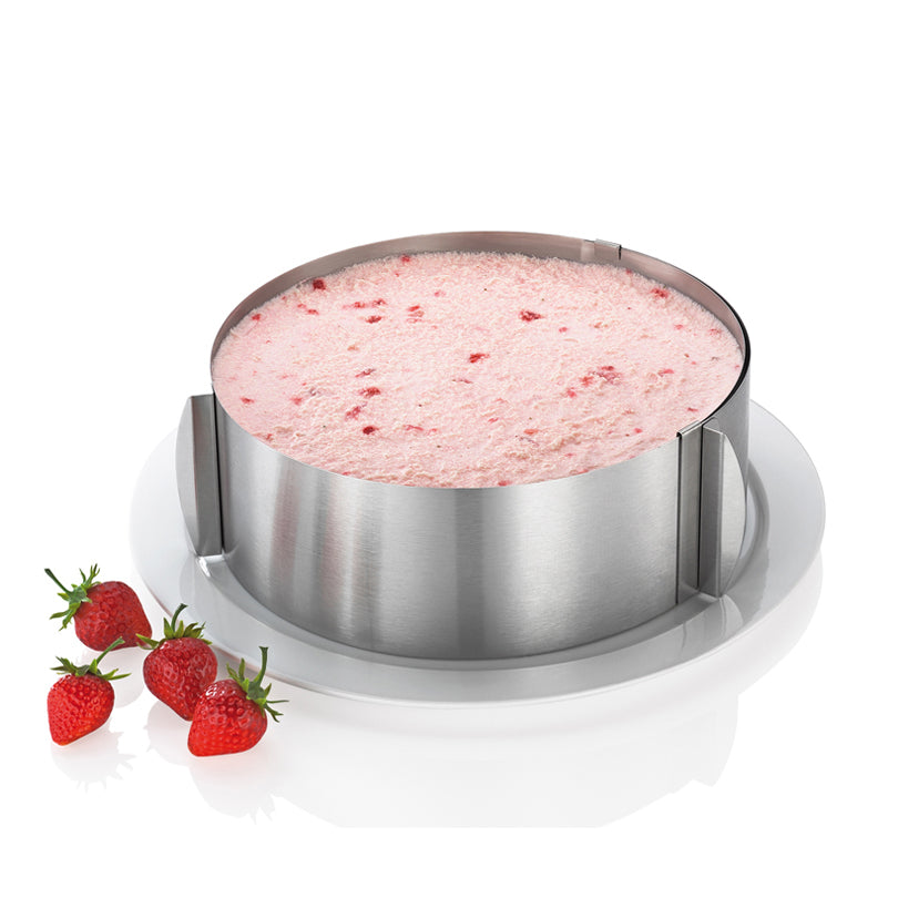 Anello torte regolabile tondo cm 16-30x8,5