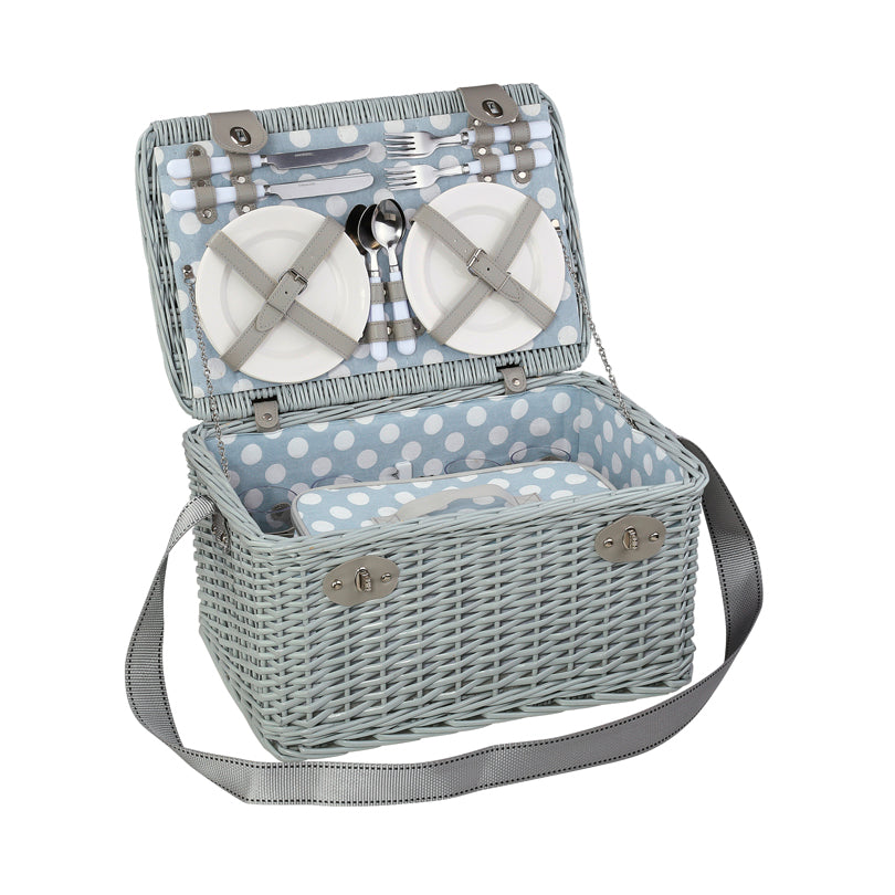 Cesto picnic "Varese" per 4 persone cm 46x30x22