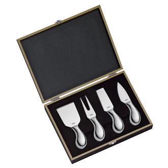 Coltelli formaggio Piave in scatola regalo set 4 pezzi cm 23x17x4