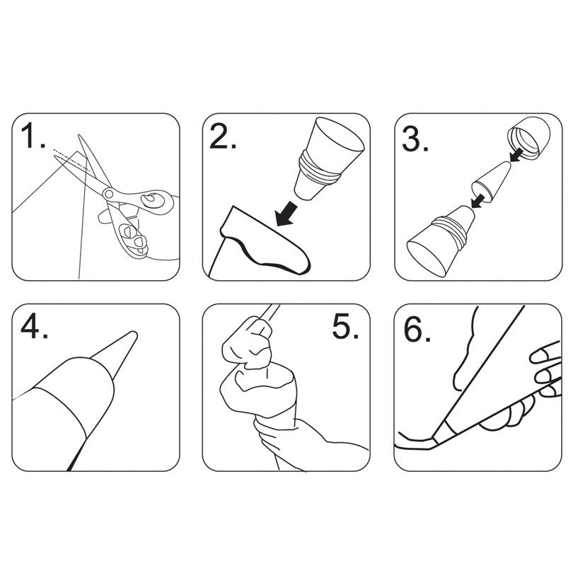 Set saccapoche 12 pezzi cm 22