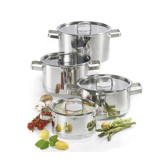 Batteria pentole "San Remo", 8 pezzi cm 16-20-24