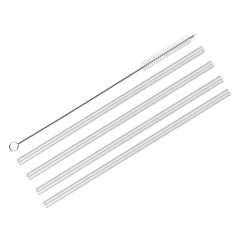 Cannucce in vetro Vetro con spazzolino per la pulizia, 5 pezzi cm Ø0,8x23