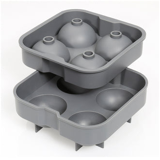 Formaghiaccio 3D Sfera, 4 cavità cm 12x12x5,5