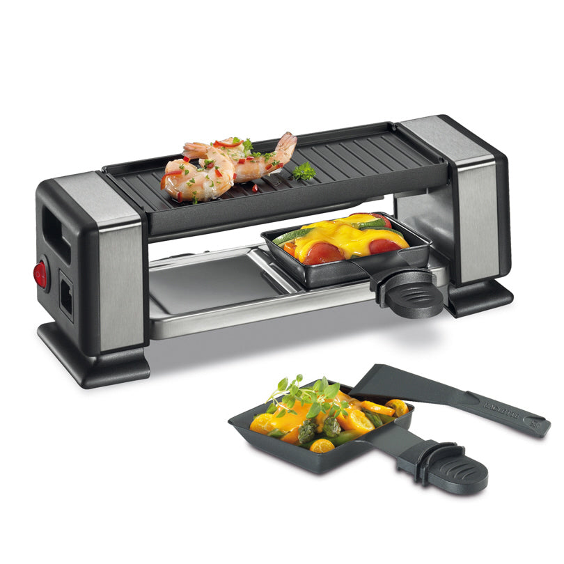 Raclette Vista2 Plus per 2 persone, espandibile cm 29x10,5x10