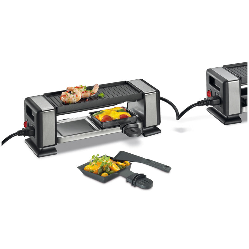 Raclette Vista2 Plus per 2 persone, espandibile cm 29x10,5x10