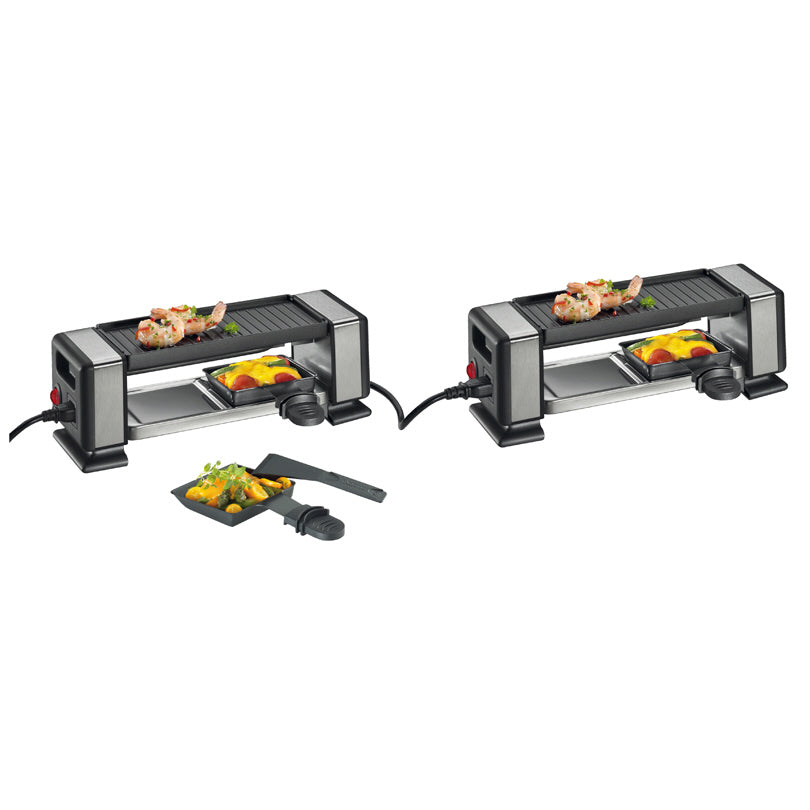 Raclette Vista2 Plus per 2 persone, espandibile cm 29x10,5x10