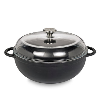 Padella alta "Provence" Marmite con coperchio in vetro l 5/cm Ø28x10,5