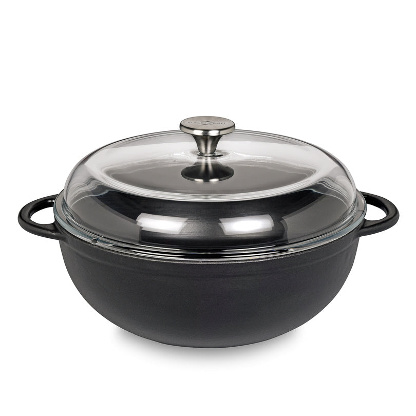 Padella alta "Provence" Marmite con coperchio in vetro l 5/cm Ø28x10,5