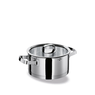 Casseruola San Remo con coperchio in vetro cm Ø20x10