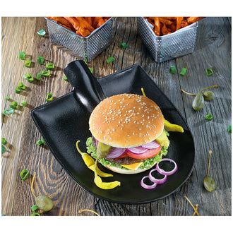 Piatto da bistecca/portata tondo "Worker" cm 25x18x4