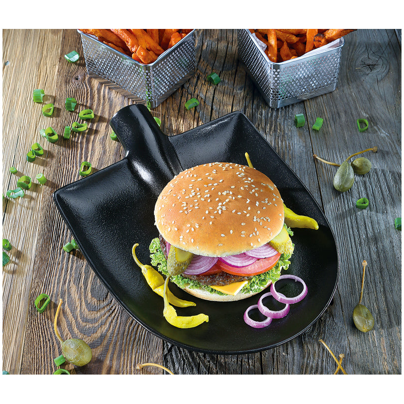 Piatto da bistecca/portata tondo "Worker" cm 25x18x4