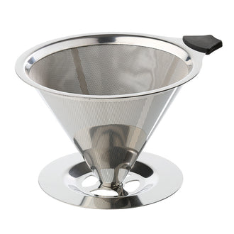 Filtro caffè permanente con supporto, Gr. 4 cm Ø12,5x9