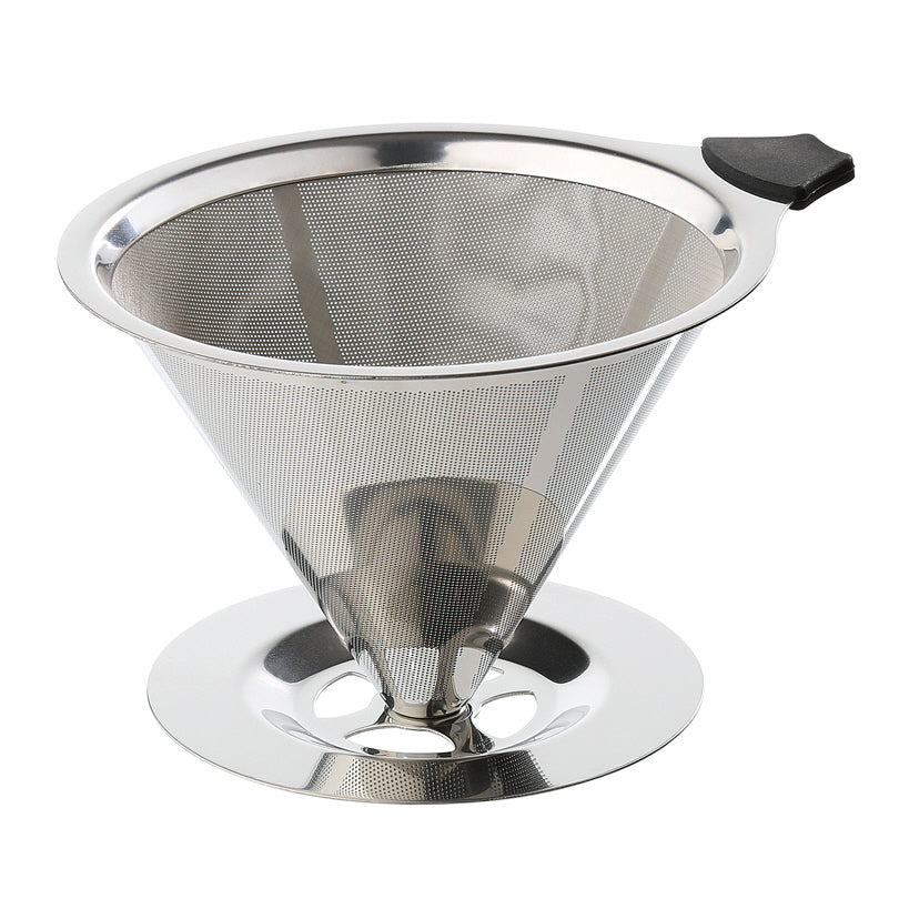 Filtro caffè permanente con supporto, Gr. 4 cm Ø12,5x9