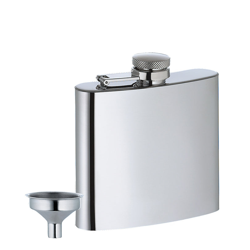 Fiaschetta con imbuto, lucida ml 150/cm 9,5x9,5