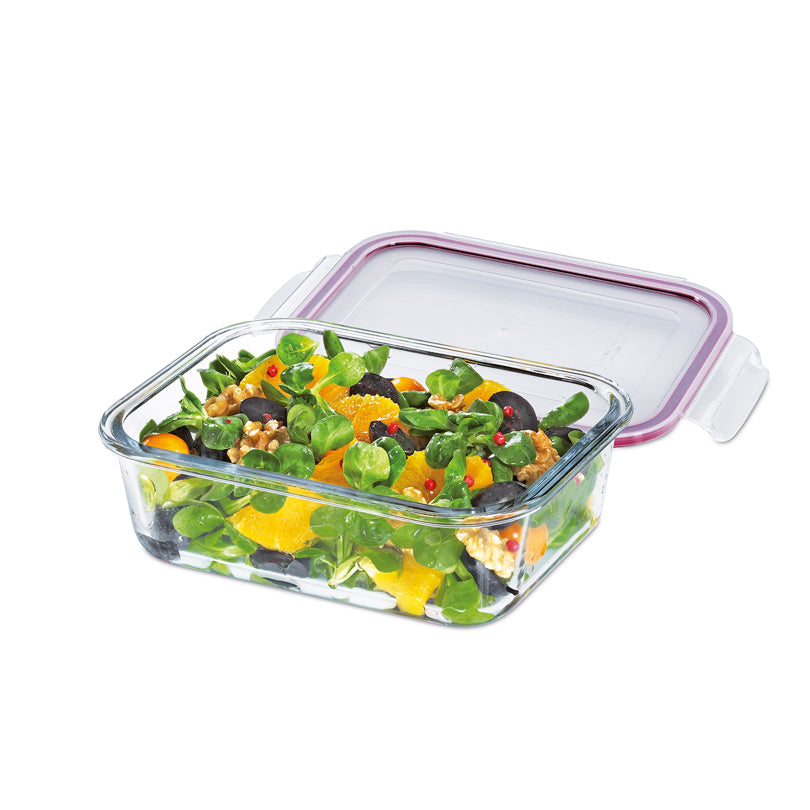 Lunchbox/Barattolo da cucina rettangolare M l 1,1/cm 20,5x15,5x6