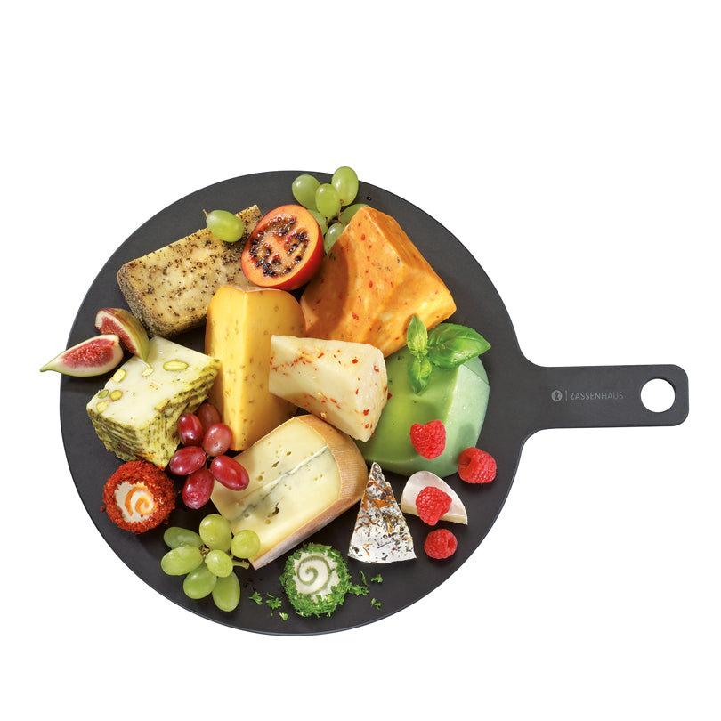 Tagliere tondo con manico da portata "Comfort Line" cm Ø30x40x0,6