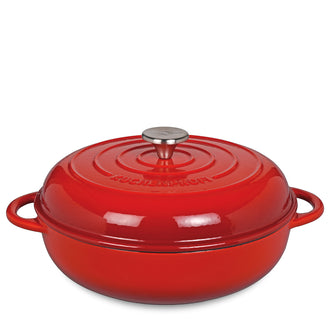 Padella alta con coperchio bombato in ghisa "Provence" l 3,9/cm Ø28x7,5