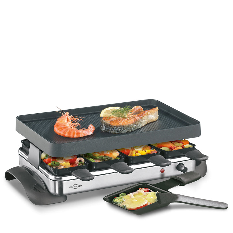 Raclette "Grande8" per 8 persone cm 47x24,5x13,5
