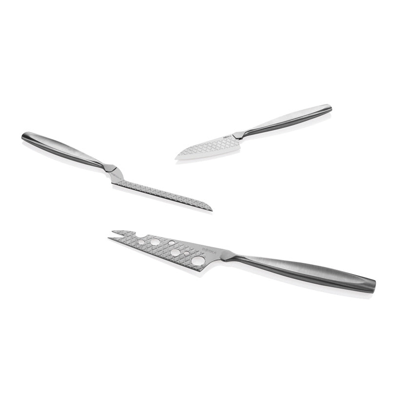 Set 3 coltelli formaggio "Monaco+" cm 21-26