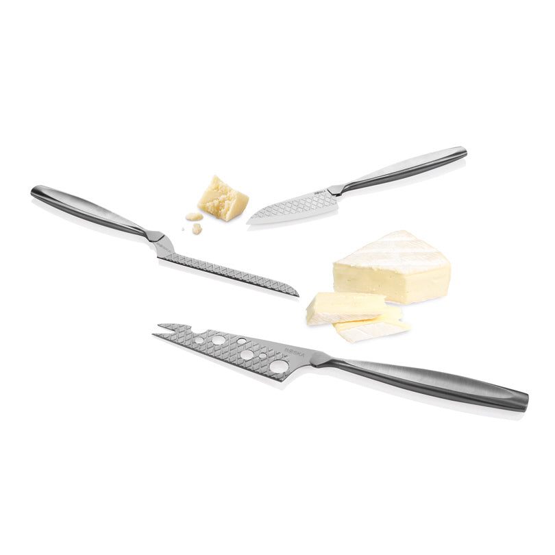 Set 3 coltelli formaggio "Monaco+" cm 21-26