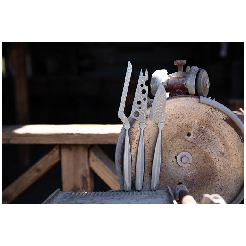 Set 3 coltelli formaggio "Monaco+" cm 21-26