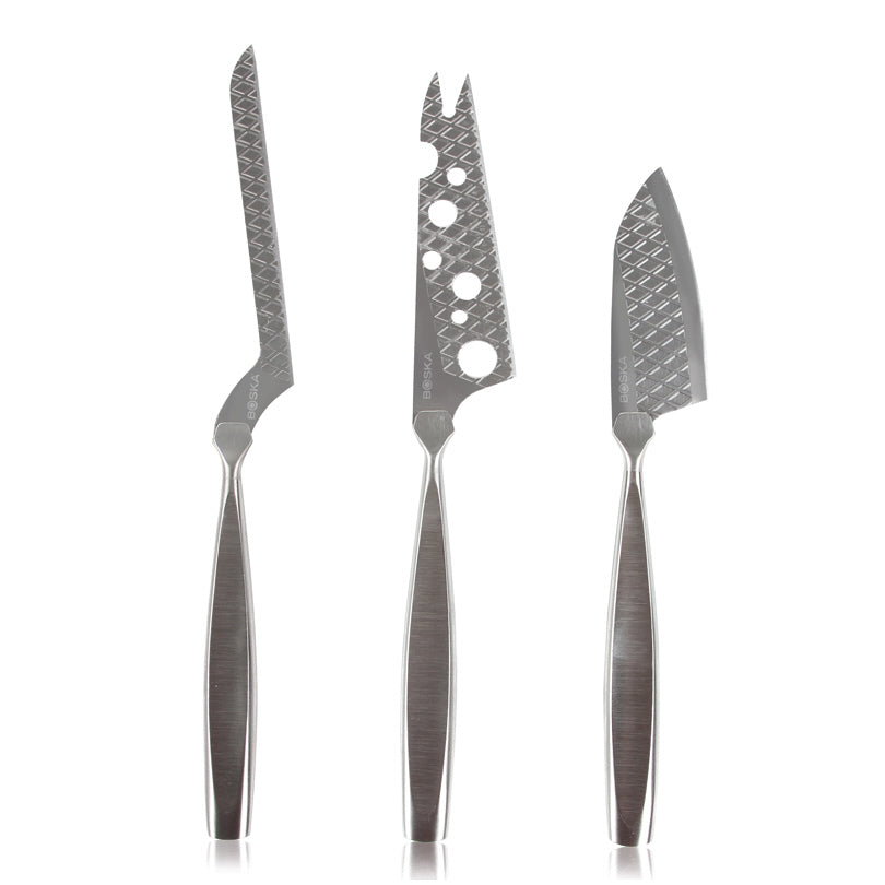 Set 3 coltelli formaggio "Monaco+" cm 21-26