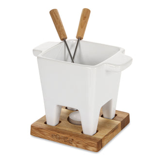 Fonduta al cioccolato/formaggio Tapas, set di 4 pezzi ml 200/cm 14,5x11x12