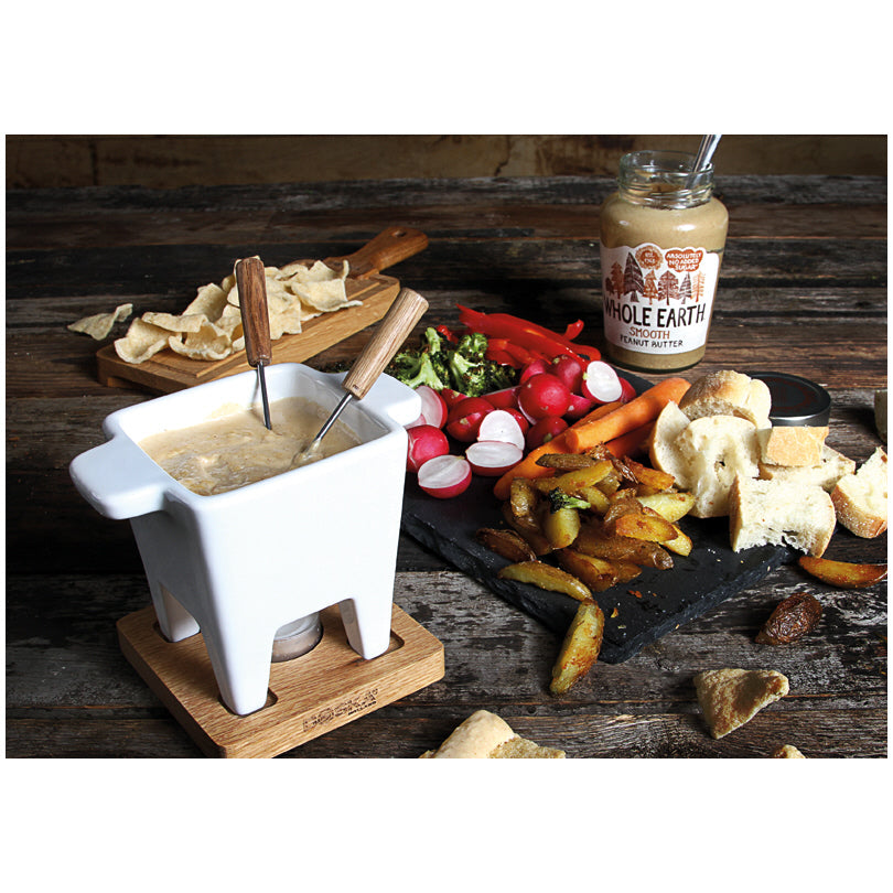 Fonduta al cioccolato/formaggio Tapas, set di 4 pezzi ml 200/cm 14,5x11x12