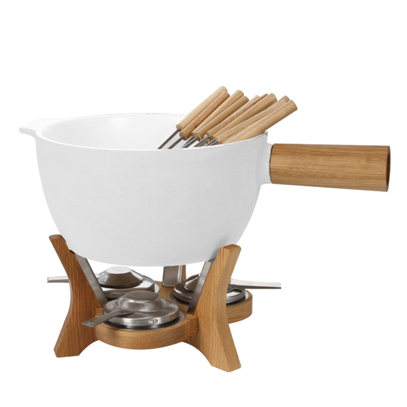 Fonduta al formaggio/cioccolato Mr. Big per 12 persone, set di 17 pezzi l 6,5/cm Ø33x30