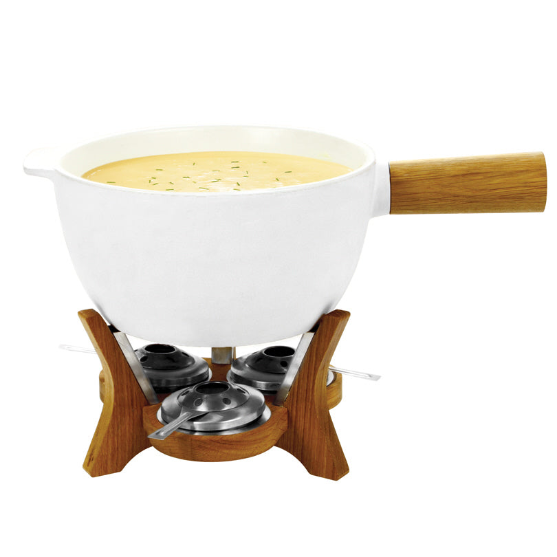 Fonduta al formaggio/cioccolato Mr. Big per 12 persone, set di 17 pezzi l 6,5/cm Ø33x30
